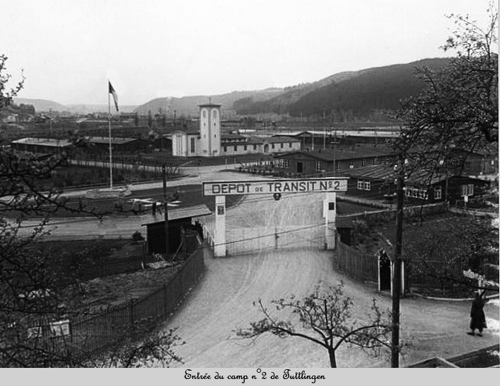 le cmap de prisonniers de guerre allemands de Tuttlingen